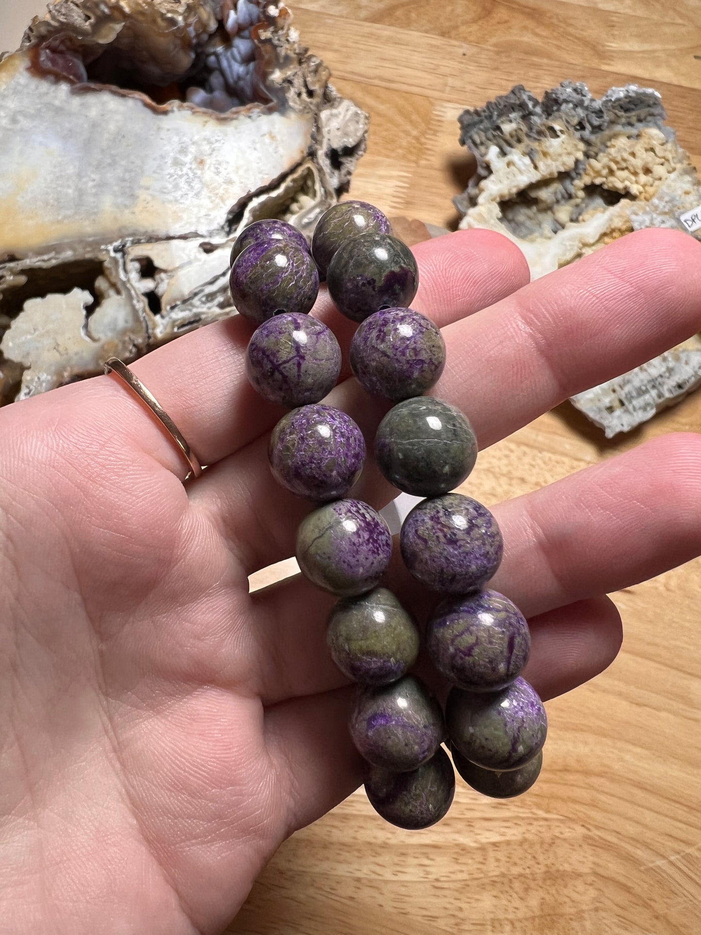 12MM STICHTITE AKA ATLANTISITE BRACELET