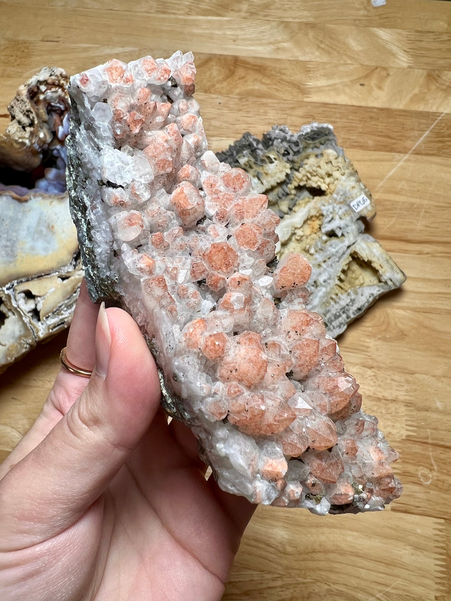DOLOMITE AND CALICO PYRITE CLUSTER