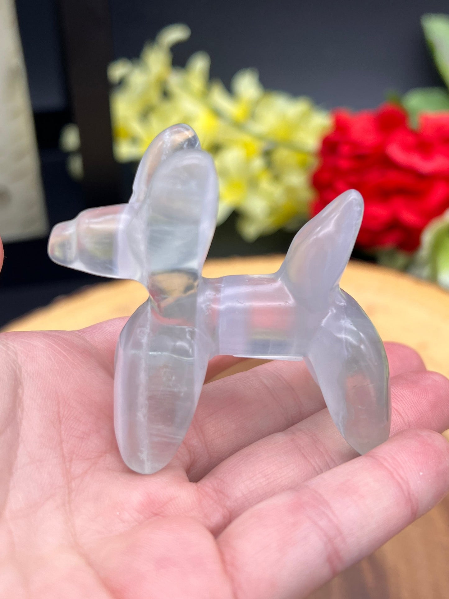 FLUORITE BALLOON DOG