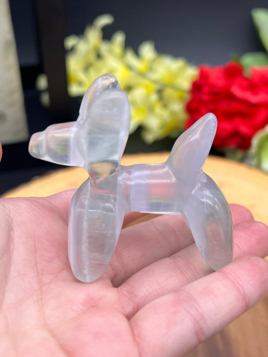 FLUORITE BALLOON DOG