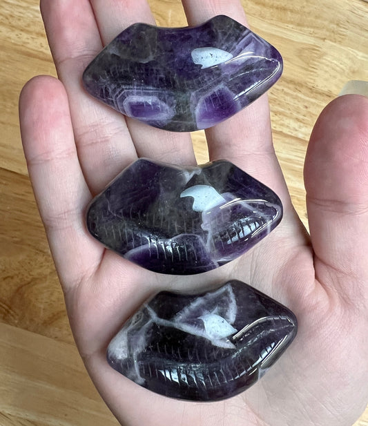 CHEVRON AMETHYST LIPS