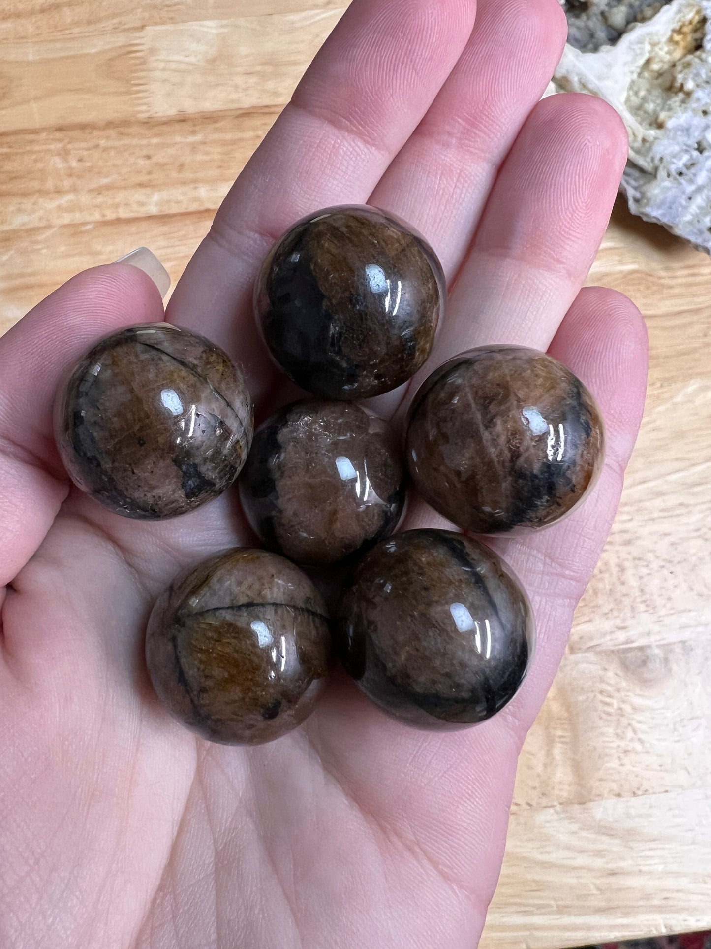 CHIASTOLITE SPHERE