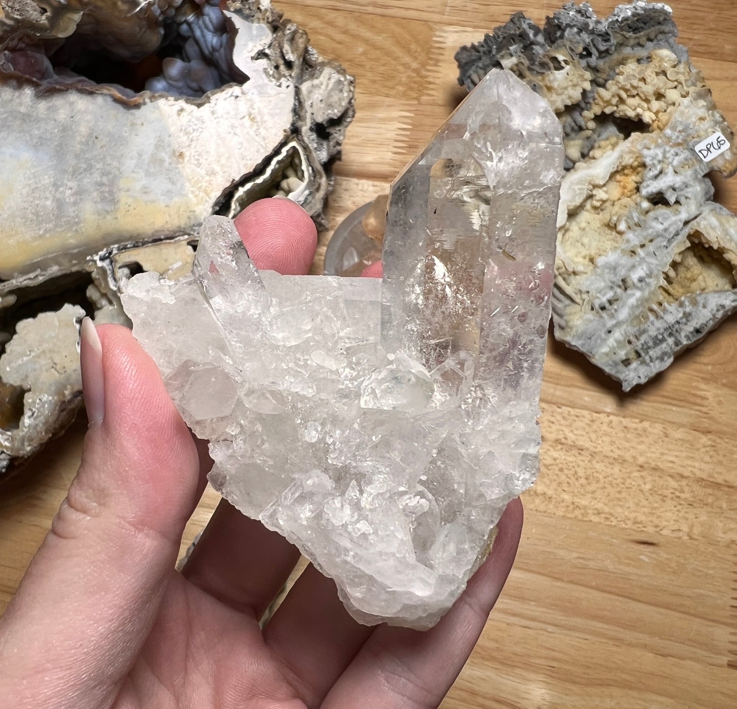 SMALL CLEAR QUARTZ CLUSTER