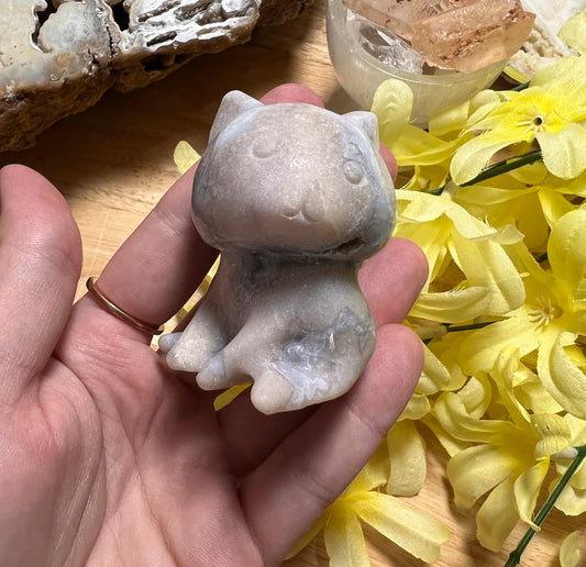 FLOWER AGATE KITTY