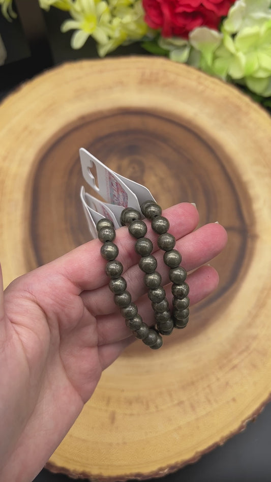 8MM PYRITE BRACELET